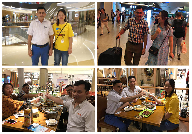 1.OVLaser meet with client laser marking machine business.jpg